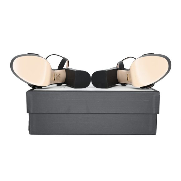 Gucci Women's 573021 GG Marmont Leather Platform Sandals - Picture 13 of 16